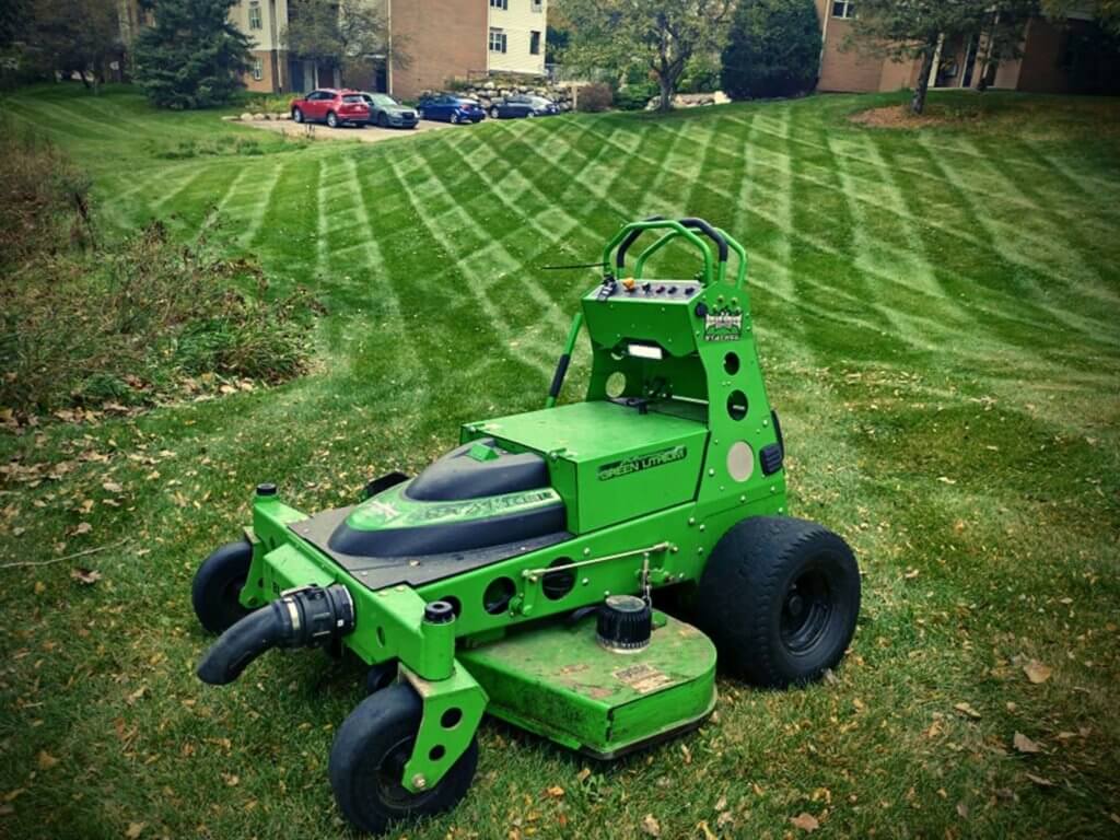 Electric commercial lawn care of Madison Wi.